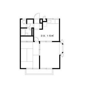 2DK 間取り図