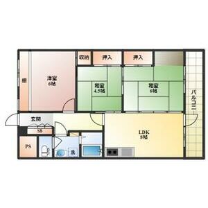 3LDK 間取り図