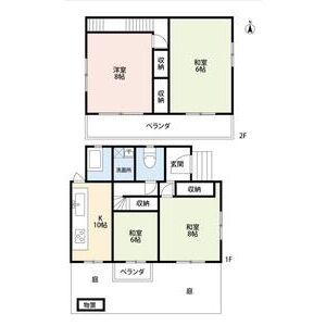4LDK 間取り図