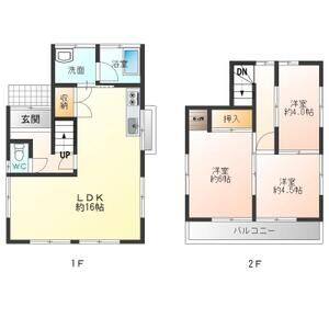 3LDK 間取り図