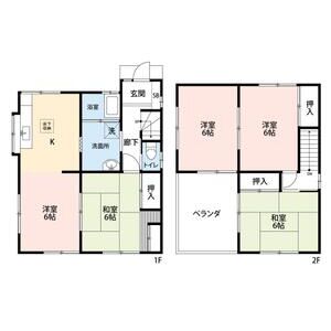 4LDK 間取り図