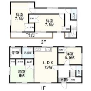 4LDK 間取り図