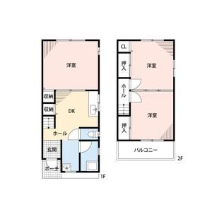 3DK 間取り図