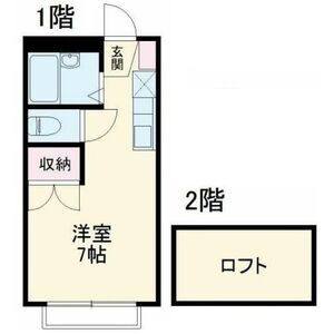 ワンルーム 間取り図