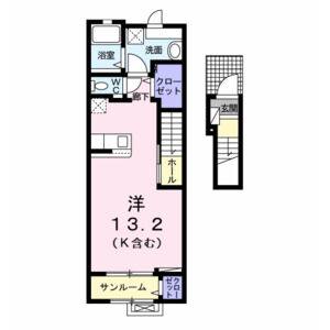 ワンルーム 間取り図