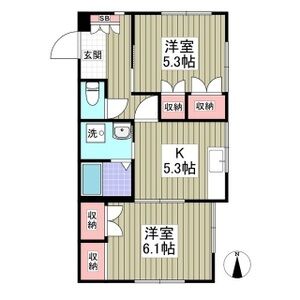 2K 間取り図
