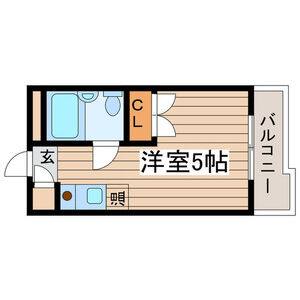ワンルーム 間取り図