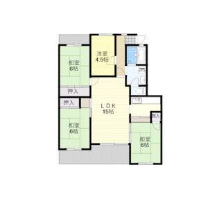 4LDK 間取り図