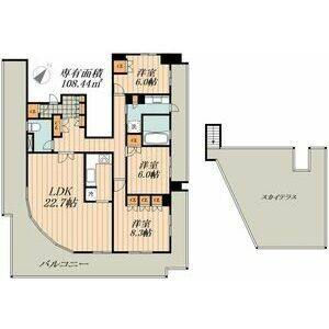 3LDK 間取り図