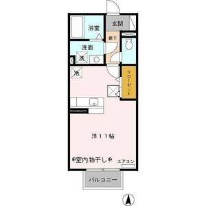 ワンルーム 間取り図