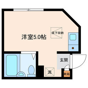 ワンルーム 間取り図