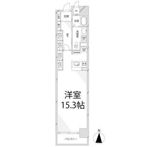 ワンルーム 間取り図