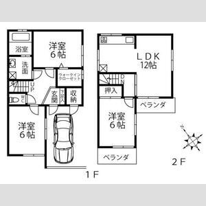 3LDK 間取り図