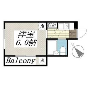 ワンルーム 間取り図