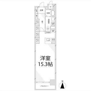 ワンルーム 間取り図
