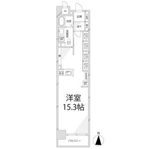 ワンルーム 間取り図