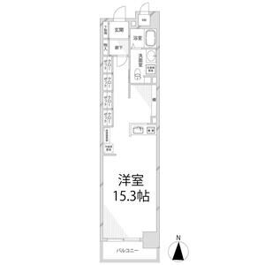 ワンルーム 間取り図