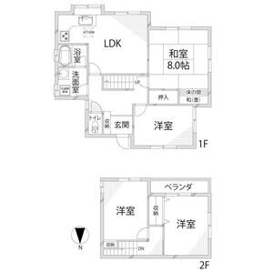 4LDK 間取り図