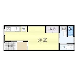 ワンルーム 間取り図