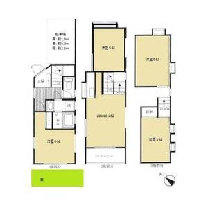 4LDK 間取り図
