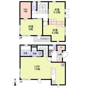3LDK 間取り図