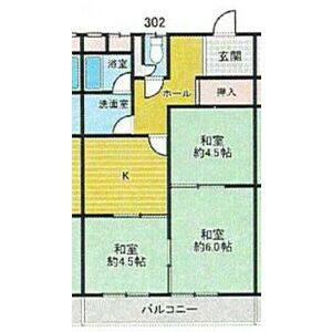 3DK 間取り図