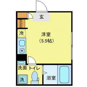 ワンルーム 間取り図