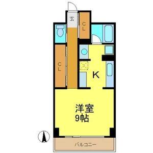 ワンルーム 間取り図