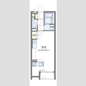 ワンルーム 間取り図