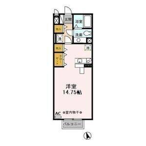 ワンルーム 間取り図