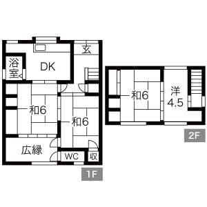 4DK 間取り図