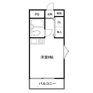 ワンルーム 間取り図