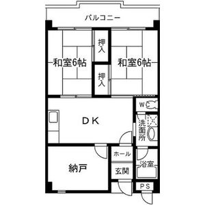 3DK 間取り図