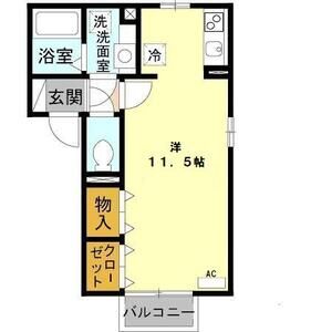 ワンルーム 間取り図
