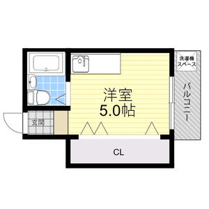 ワンルーム 間取り図