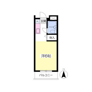 ワンルーム 間取り図