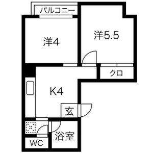 2K 間取り図