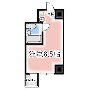 ワンルーム 間取り図