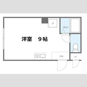 ワンルーム 間取り図