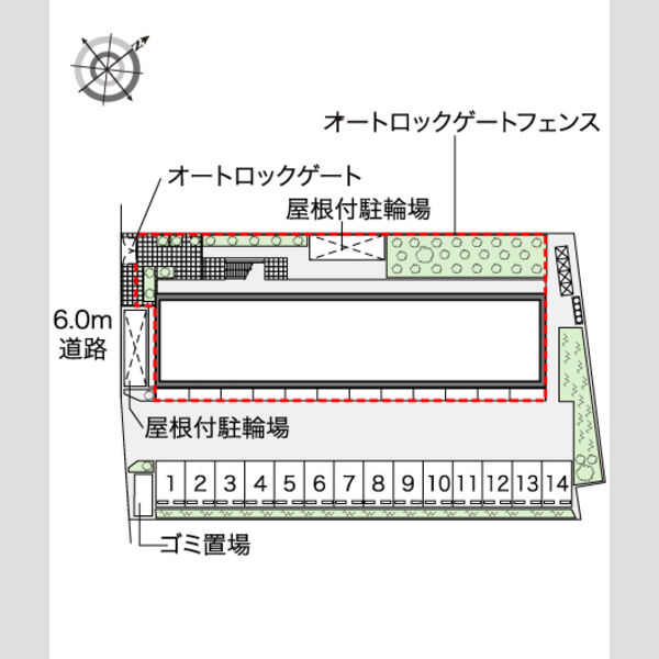 レオパレスβ 室内写真1