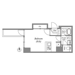 ワンルーム 間取り図