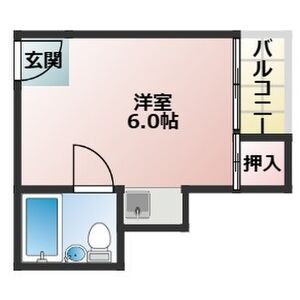 ワンルーム 間取り図