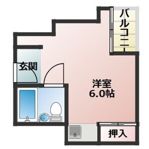 3DK 間取り図
