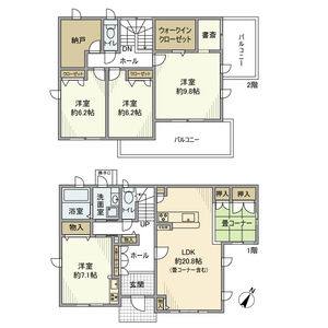 4LDK 間取り図