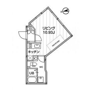ワンルーム 間取り図