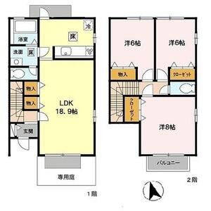 3LDK 間取り図