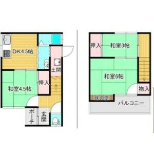 3DK 間取り図