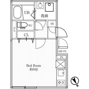 ワンルーム 間取り図