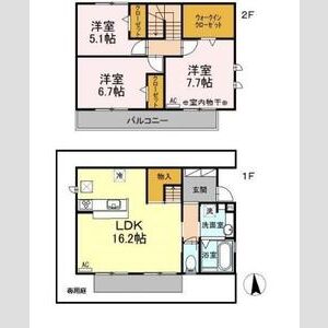 3LDK 間取り図