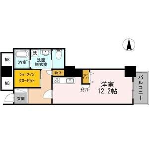 ワンルーム 間取り図